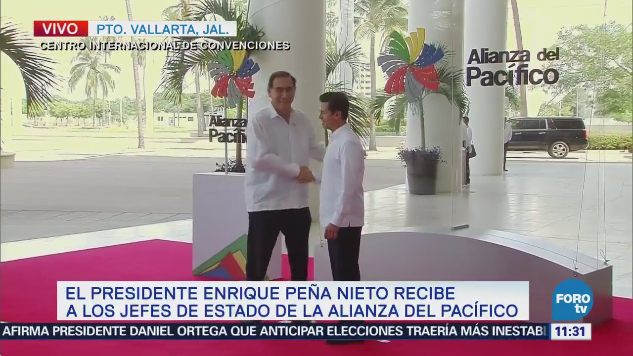 Peña Nieto recibe a los mandatarios de la Alianza del Pacífico y el Mercosur