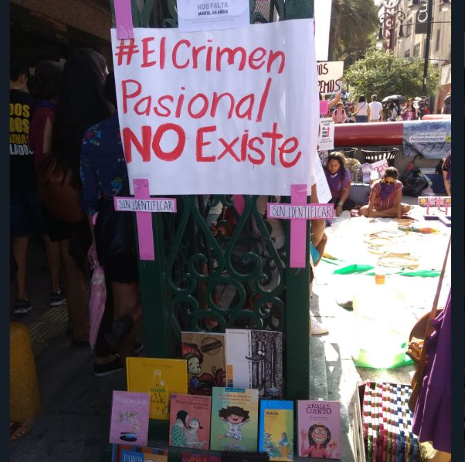 Protestan en Nuevo León para exigir cese de feminicidios