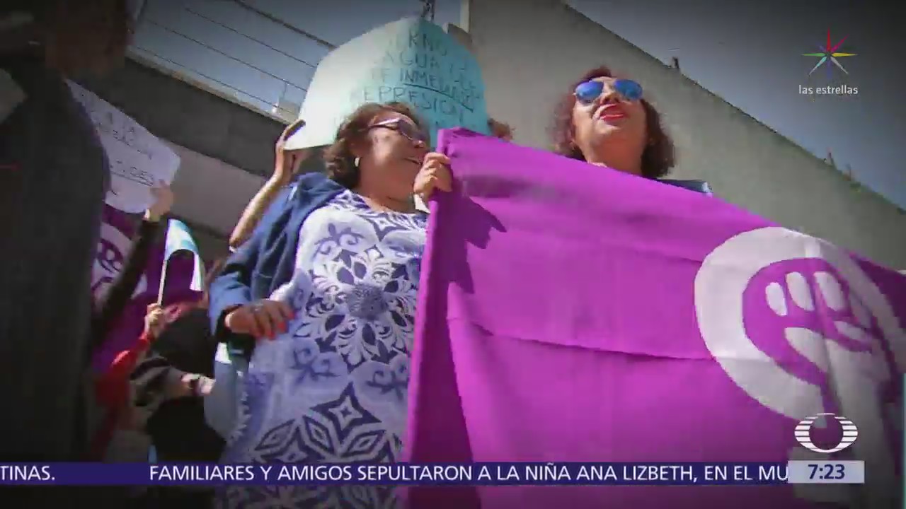 Protestan en la embajada de Nicaragua en México