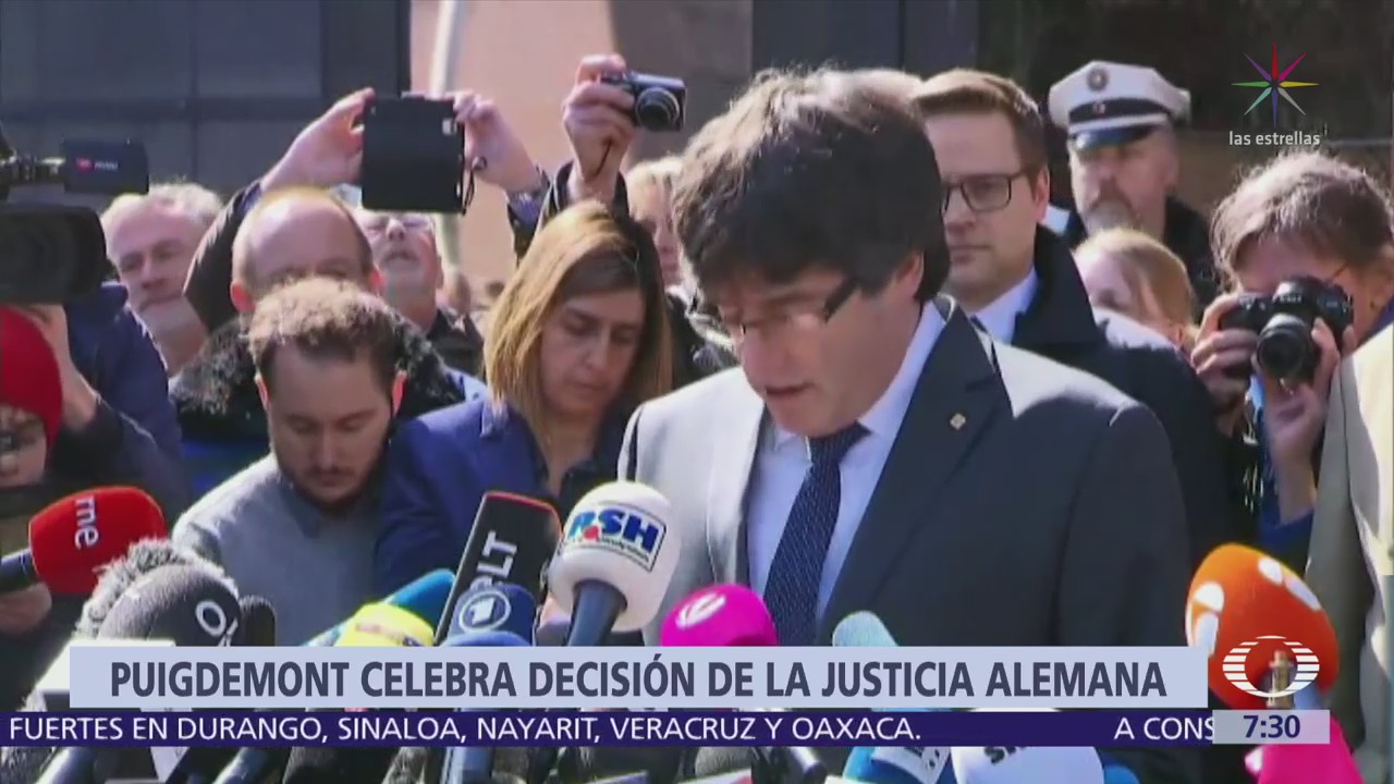 Puigdemont elogia extradición a España por malversación, no por traición