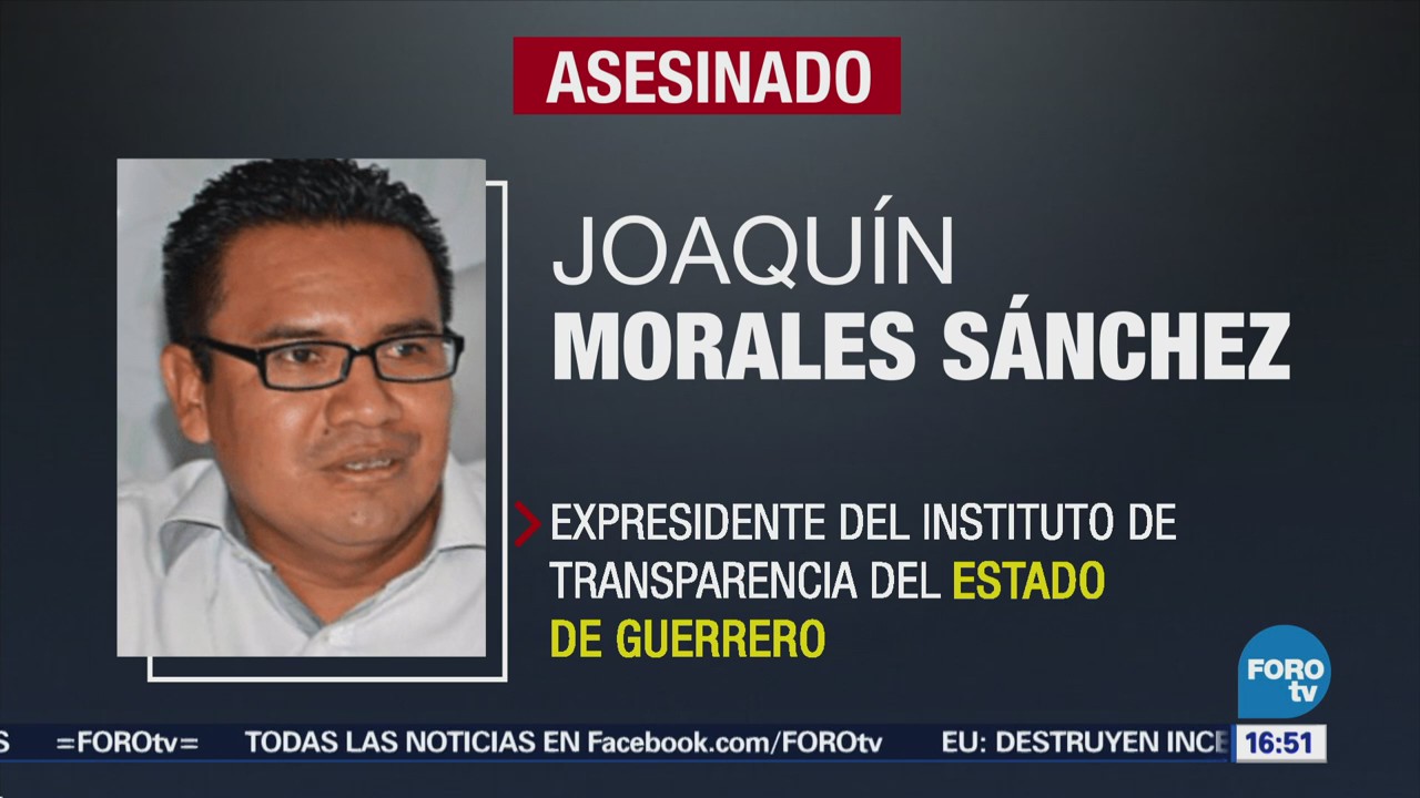 Indagan Asesinato Extitular Transparencia Guerrero