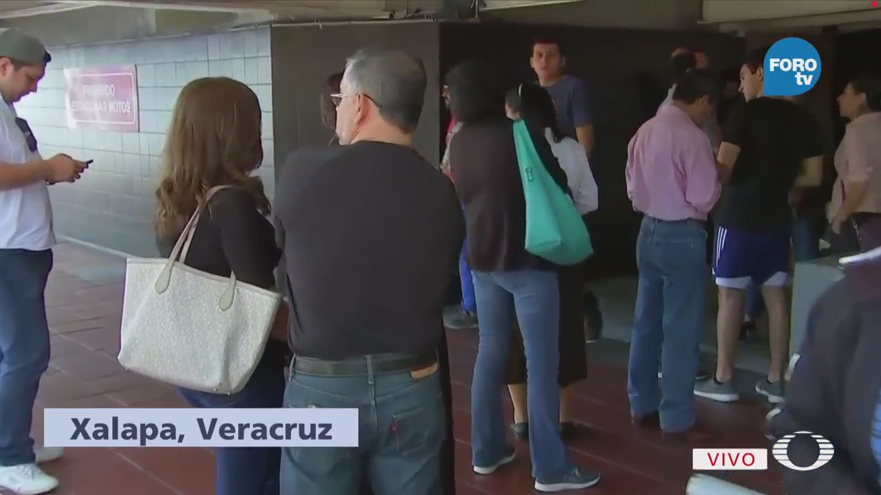 Registran Largas Filas Casillas Electorales Xalapa Veracruz