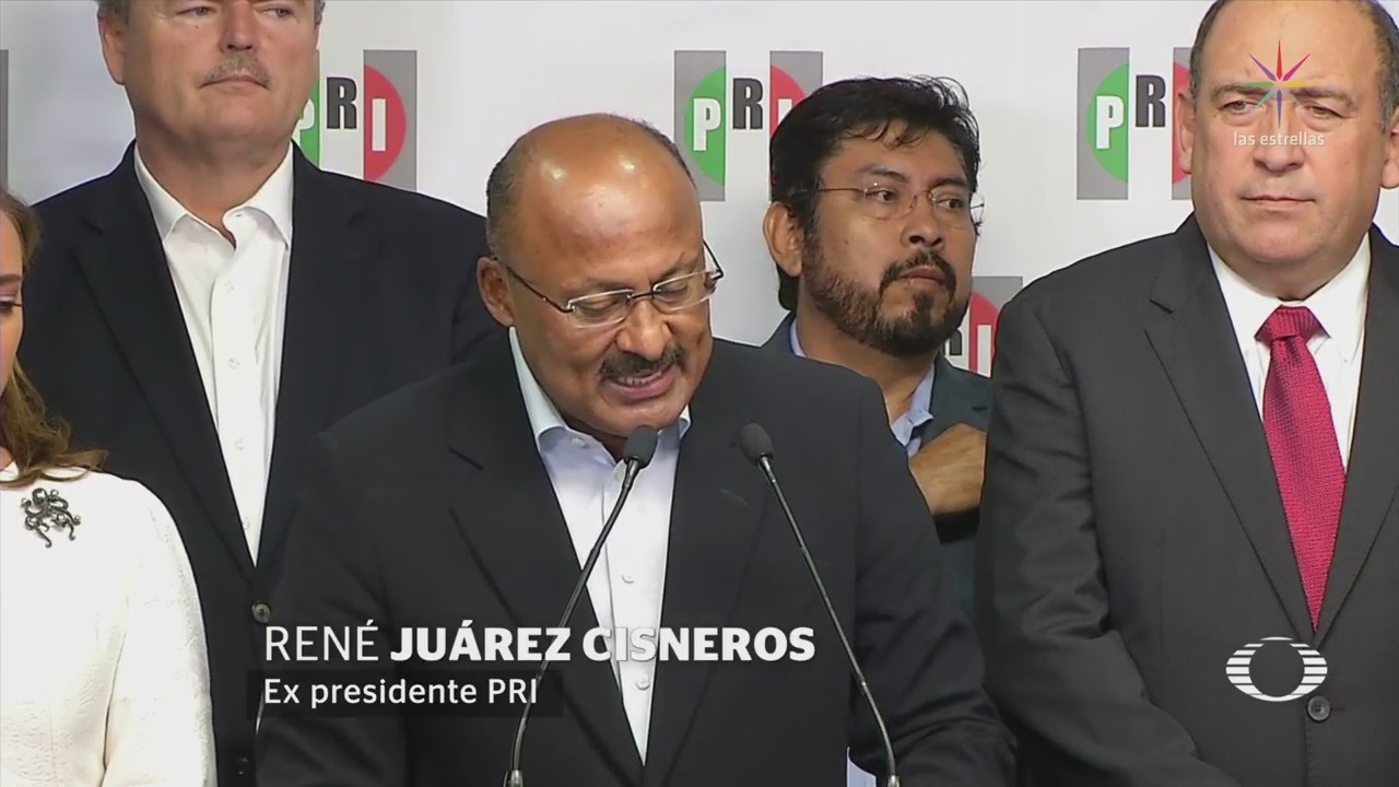 René Juárez renuncia a la dirigencia del PRI