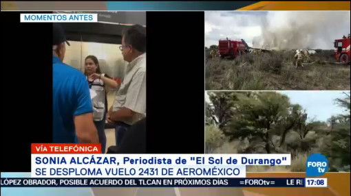 Reportan Lesionados Gravedad Accidente Avión Durango