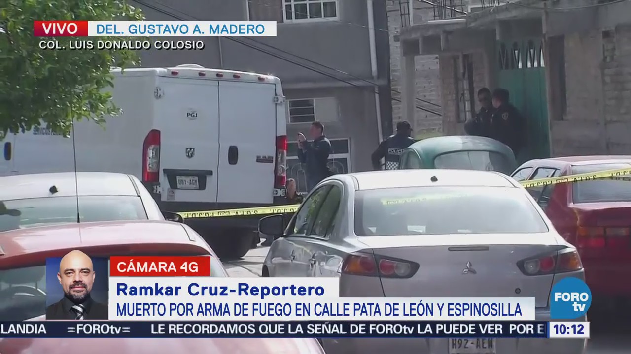 Reportan un hombre muerto en la delegación Gustavo A. Madero