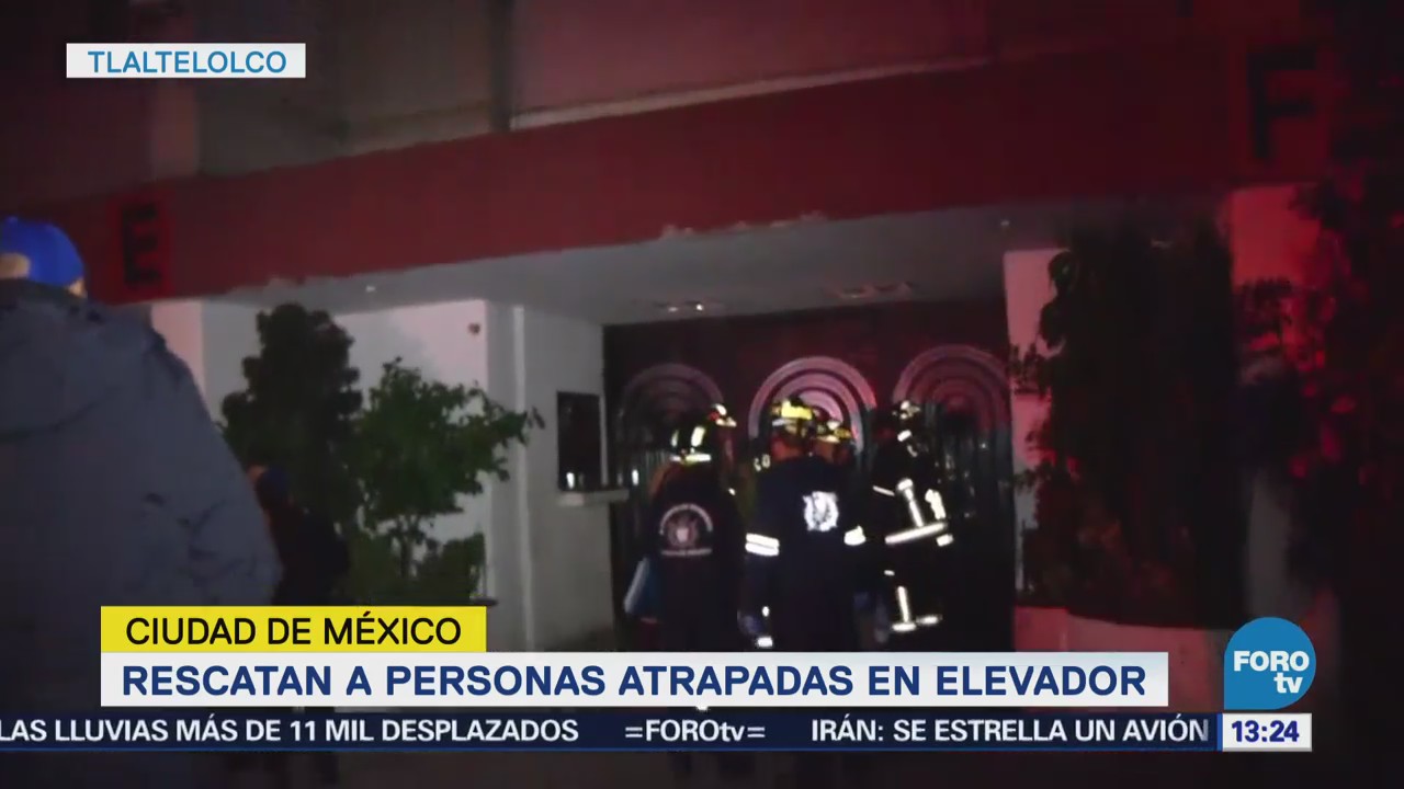 Rescatan Tlatelolco Cinco Personas Atrapadas Elevador