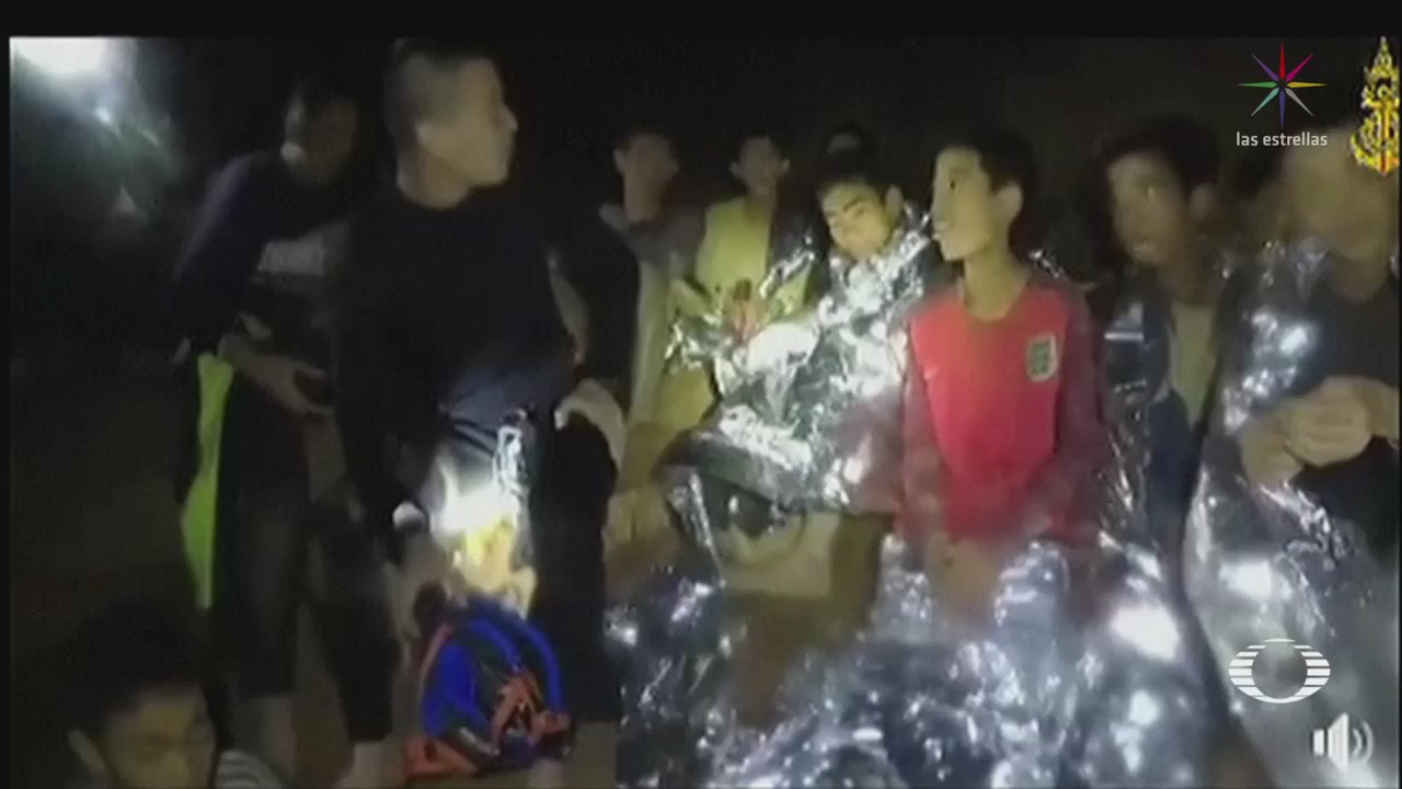Rescate de niños atrapados en cueva de Tailandia