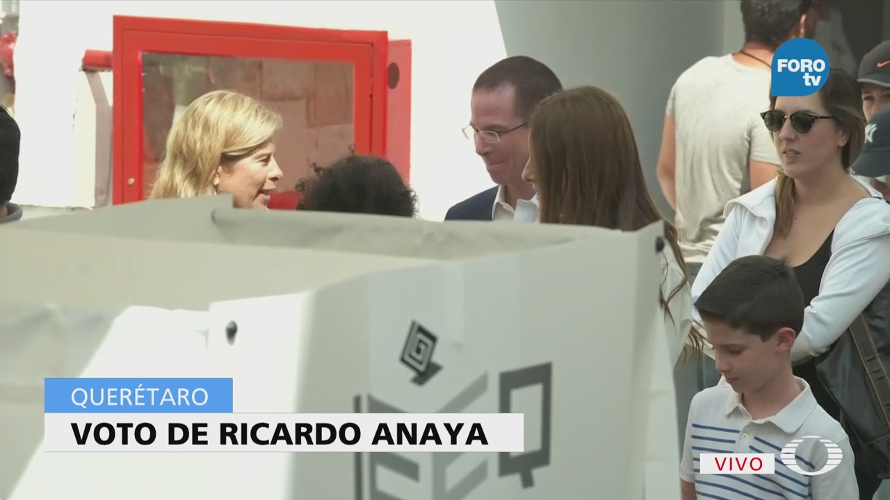Ricardo Anaya Hace Fila Más Una Hora Para Votar