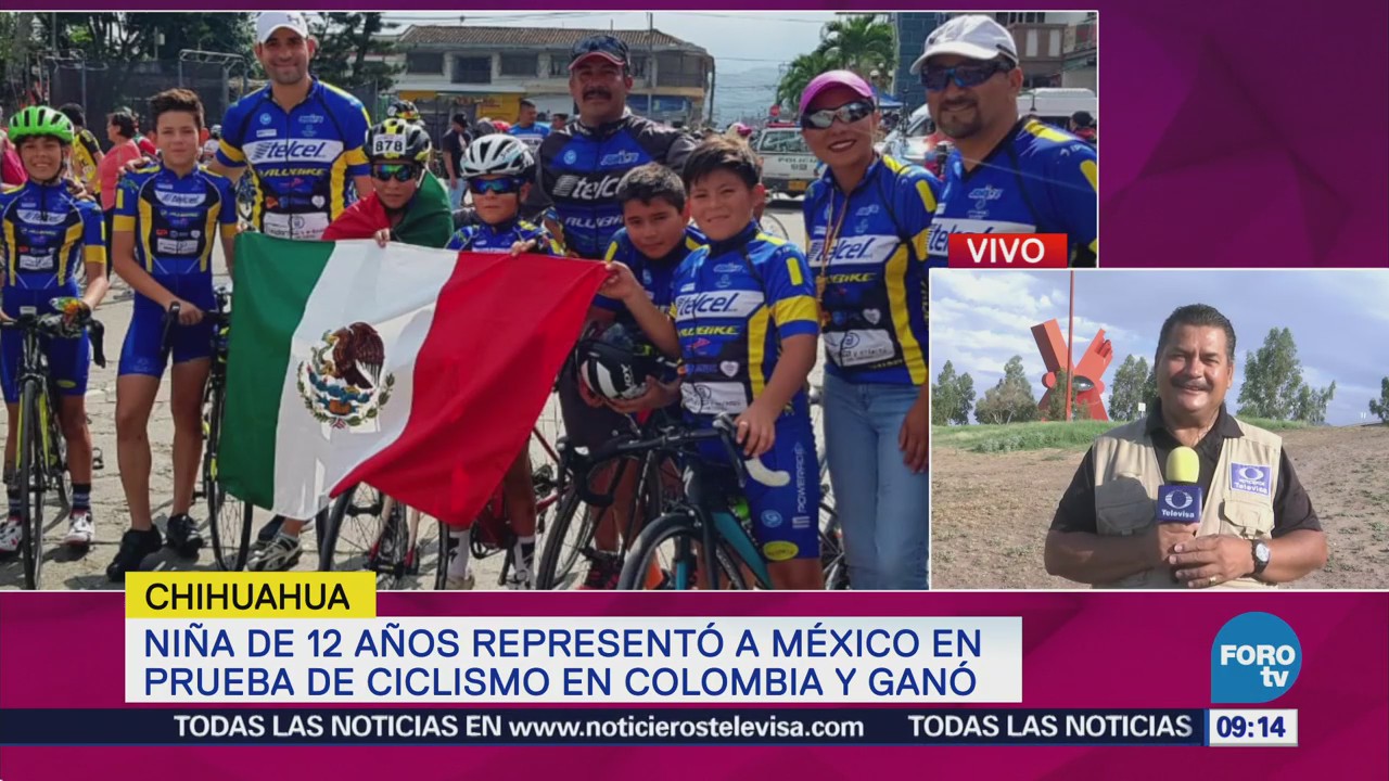 Mexicana 12 Años Gana Prueba Ciclismo Colombia