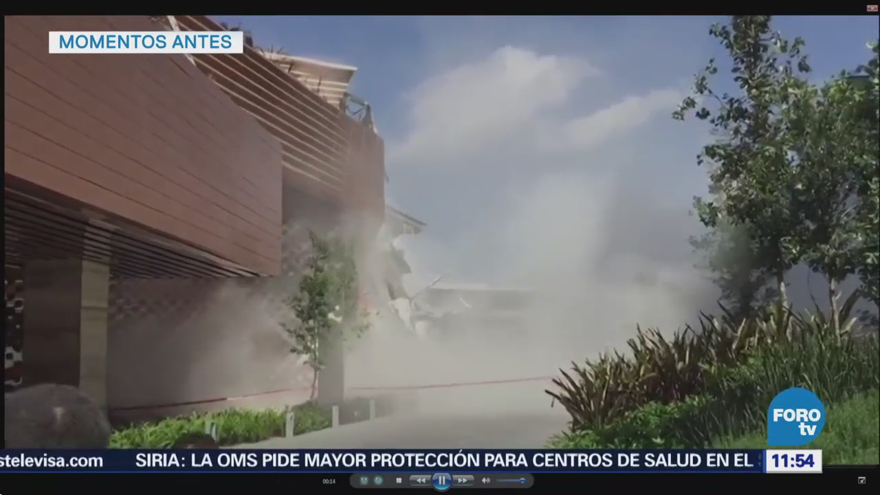 Se derrumba centro comercial en San Jerónimo, CDMX
