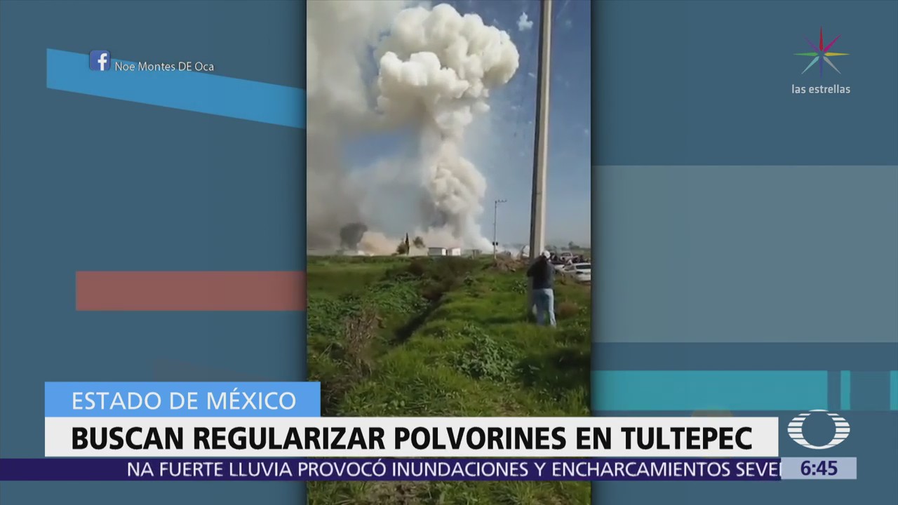 Solo un polvorín que estalló en Tultepec tenía permiso