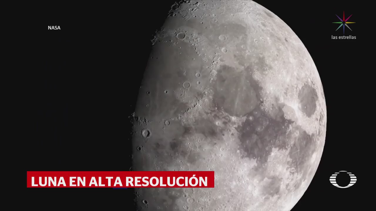 Sonda espacial capta imágenes en alta resolución de la Luna