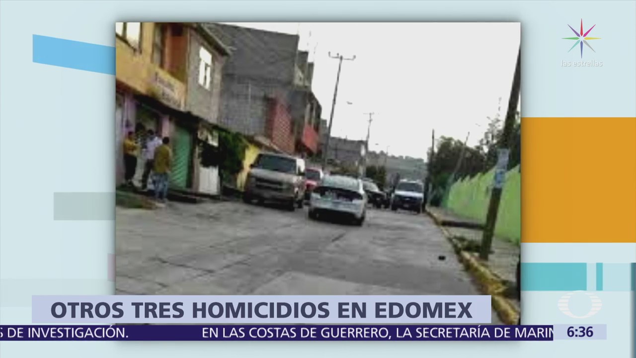 Tiran dos cadáveres en calles de Ecatepec