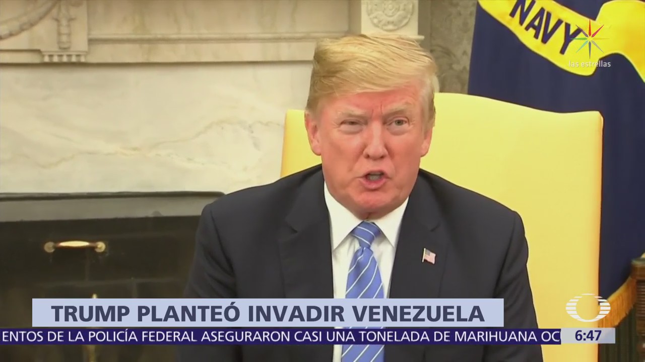 Trump planteó invadir Venezuela, según funcionarios
