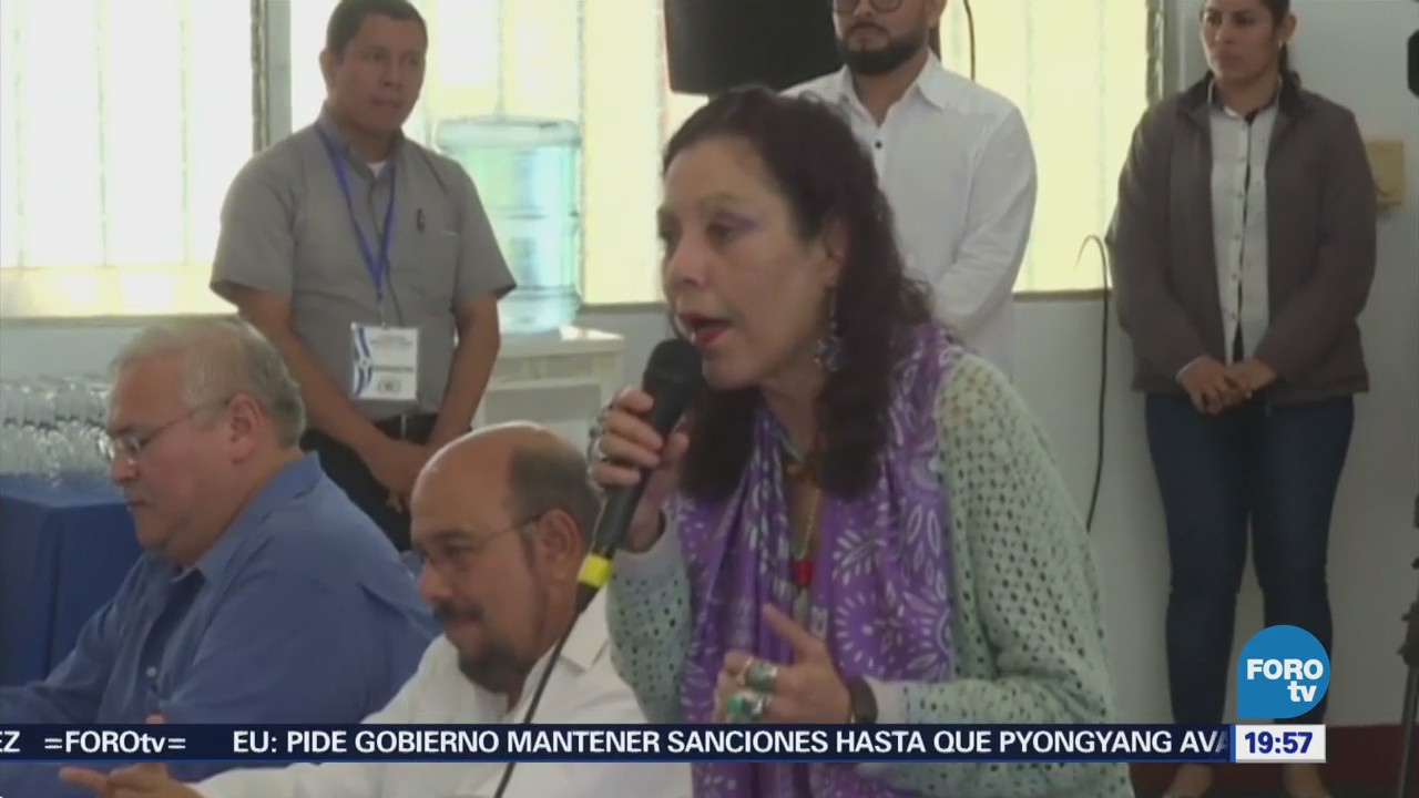 Vicepresidenta Nicaragua Asegura ‘Golpistas’ Responderán Justicia