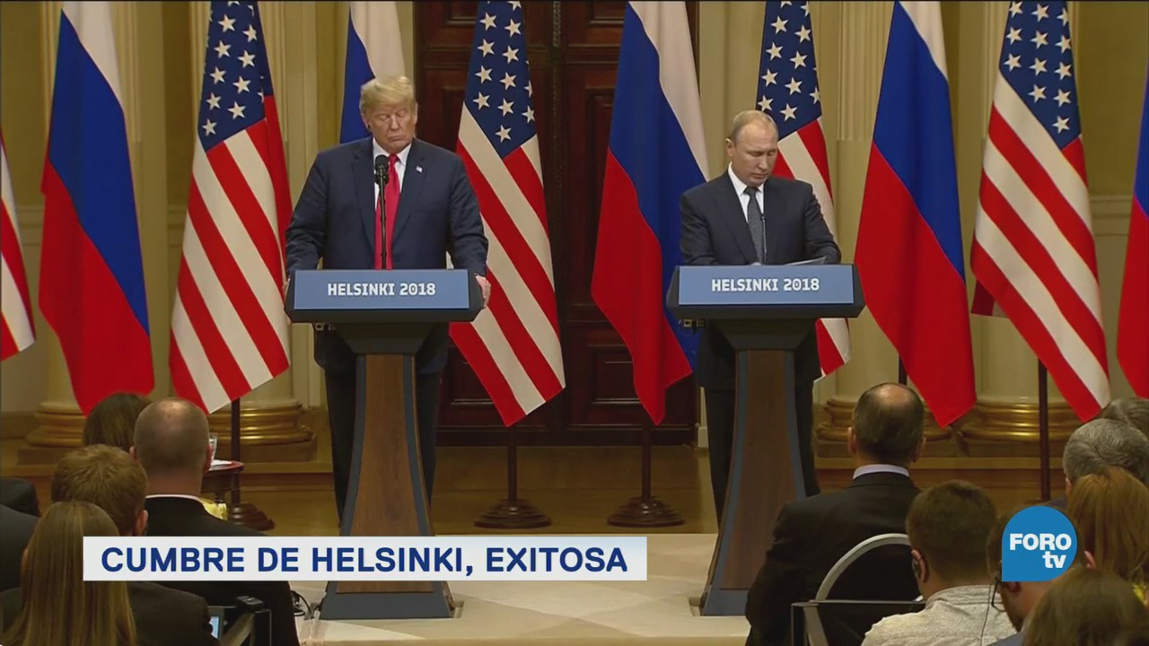 Vladimir Putin y Donald Trump se encuentran en Helsinki
