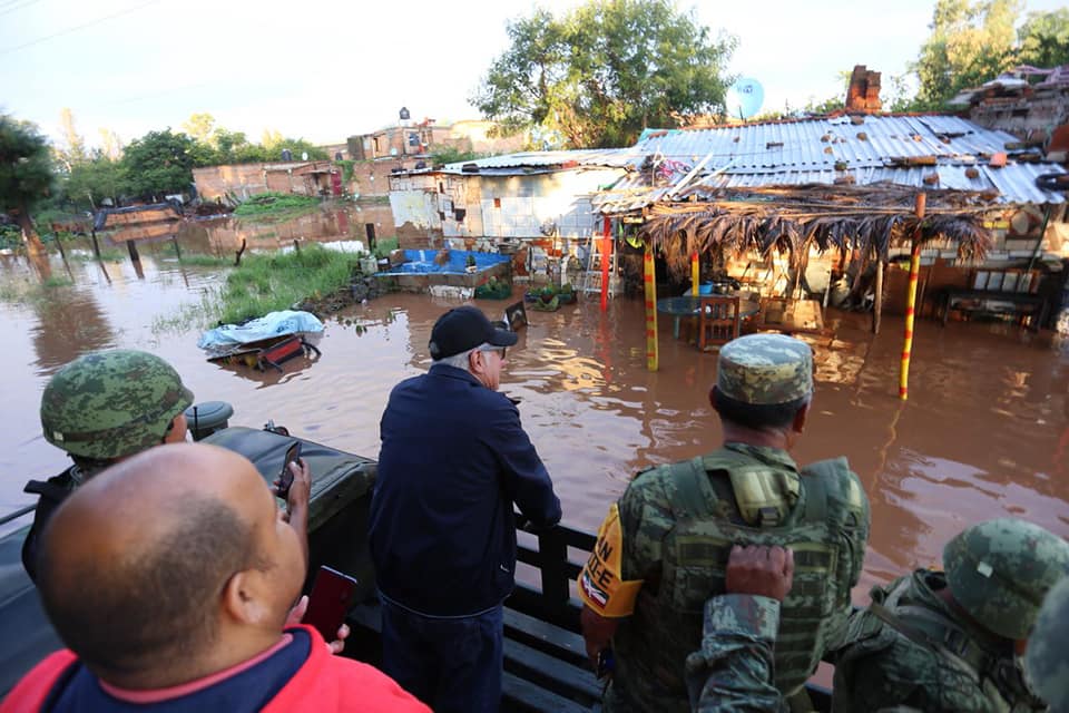 desborda rio zula ocotlan jalisco 113 personas fueron desalojadas