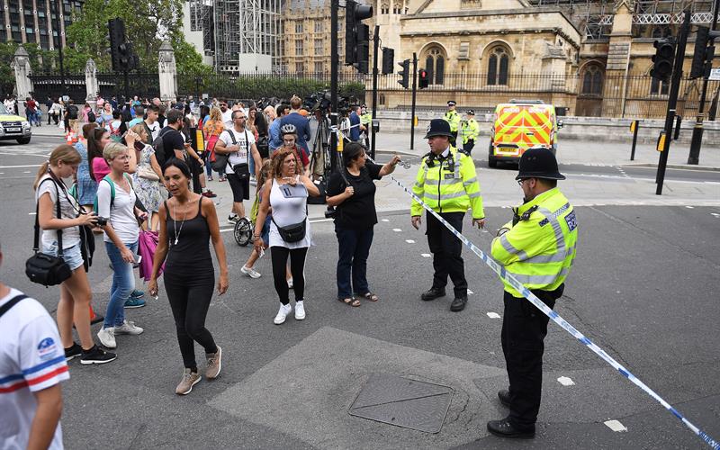 Identifican a conductor que chocó en Parlamento británico