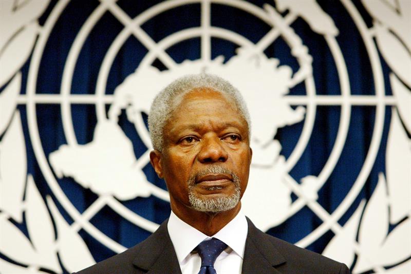 Murió el exsecretario general de la ONU y Premio Nobel de la Paz Kofi Annan