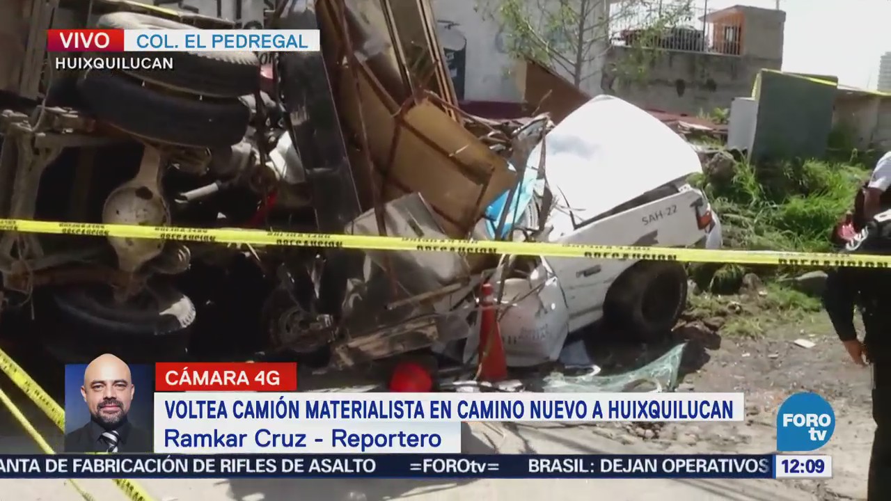 Accidente automovilístico múltiple en Huixquilucan deja un muerto
