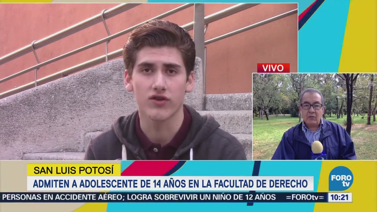 Adolescente 14 Años Estudiará Derecho San Luis Potosí