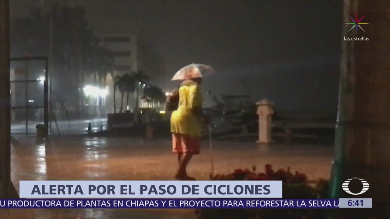 Alerta en Guerrero, Jalisco y Colima por lluvias de 'Ileana' y 'John'