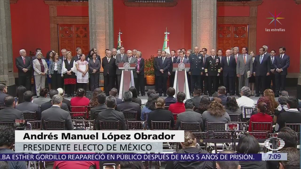 AMLO y Peña Nieto se reúnen y dan inicio a la transición