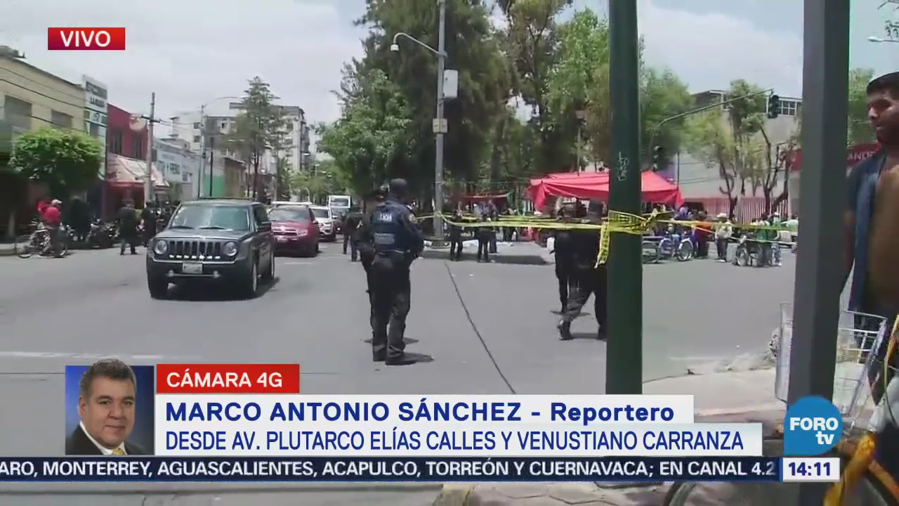 Asesinan Dos Personas Calles Ciudad De México Avenida Plutarco Elías Calles Y Venustiano Carranza Ciudad De México