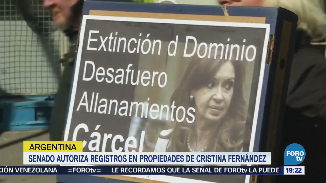 Aprueban Allanar Residencias Cristina Kirchner Argentina