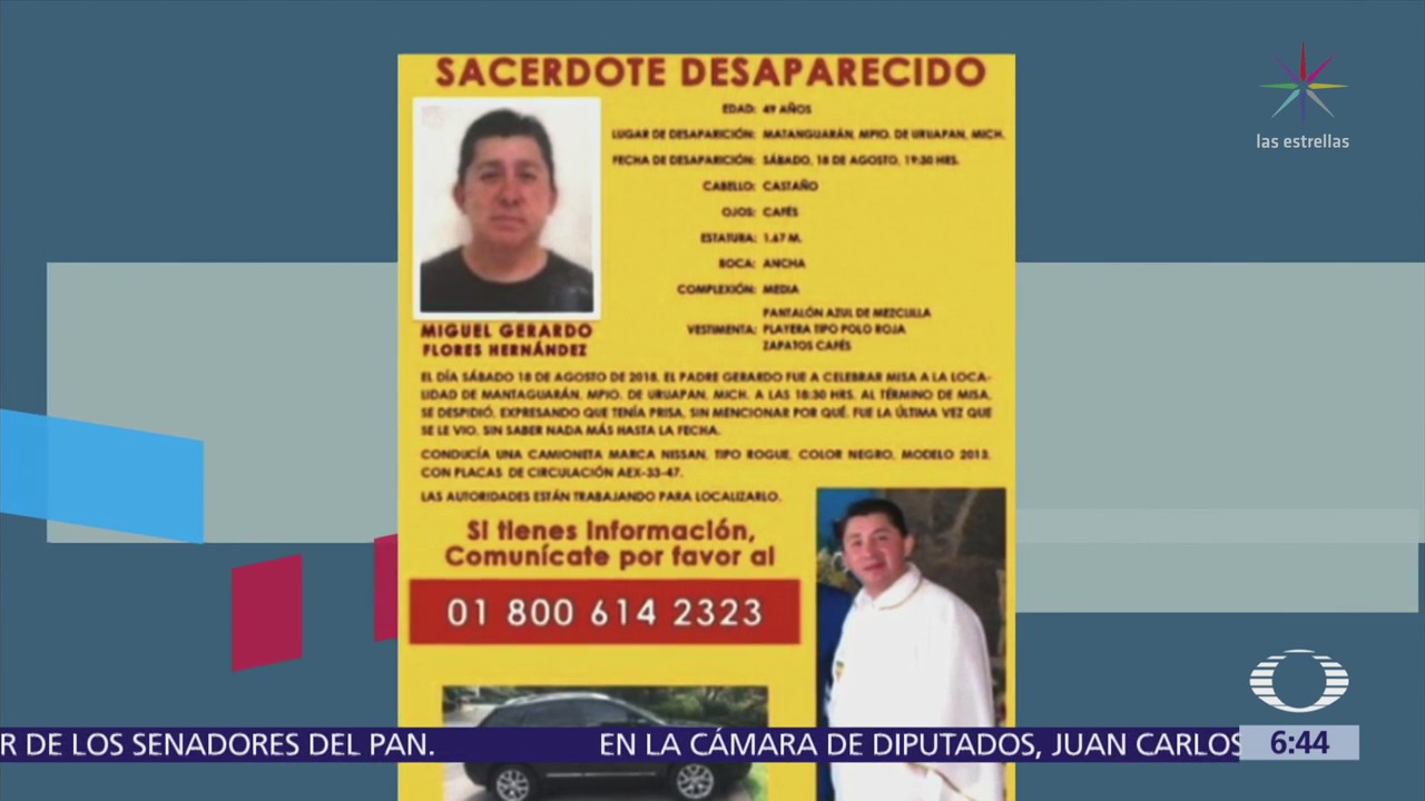 Asesinan en Michoacán al sacerdote Miguel Flores Hernández