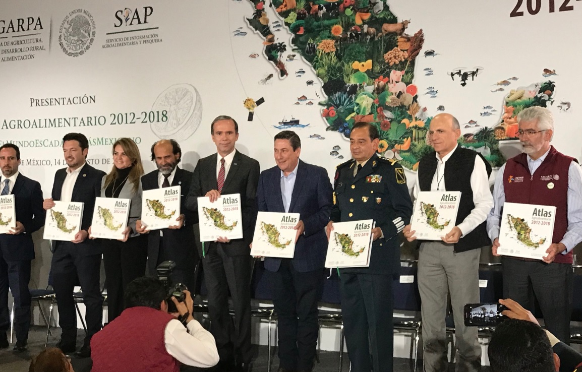 Sagarpa presentan nuevo Atlas Agroalimentario 2018