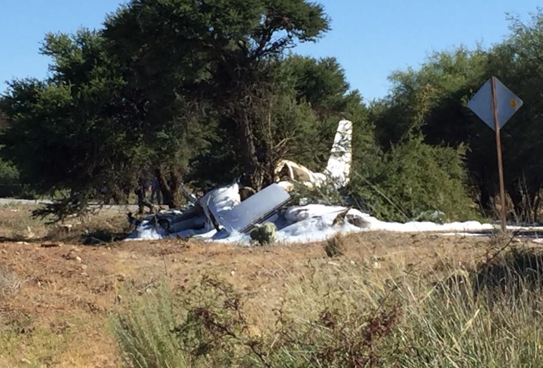 Avioneta se desploma en La Morena, San Luis Potosí; muere una persona