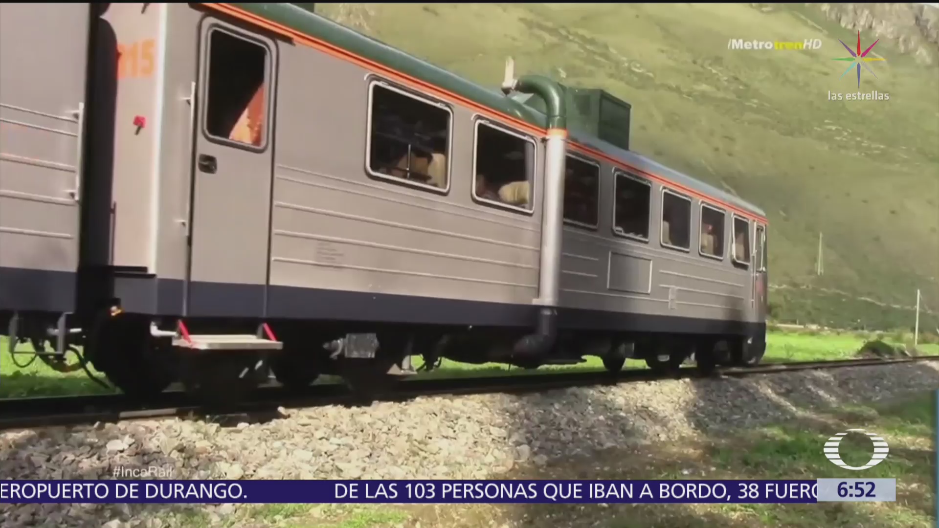 Bloqueo de vías provoca choque de trenes en Perú