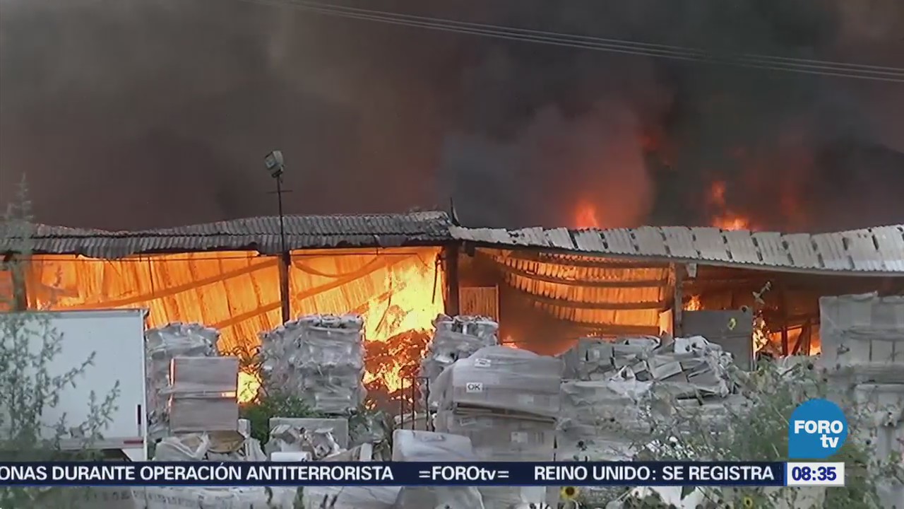 Bomberos Combaten Incendio Apodaca Nuevo León