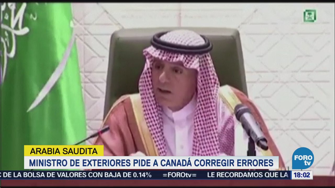 Canadá Solución Crisis Arabia Saudita Trudeau