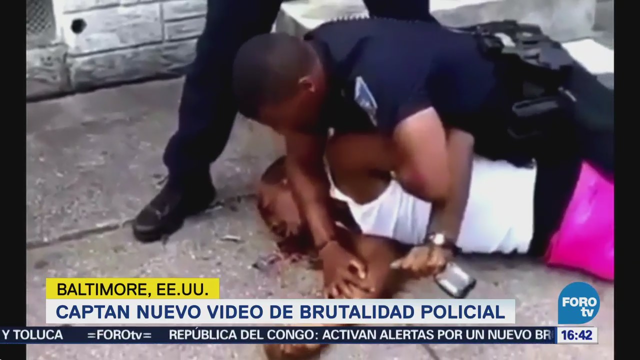 Video brutalidad policial Baltimore Estados Unidos