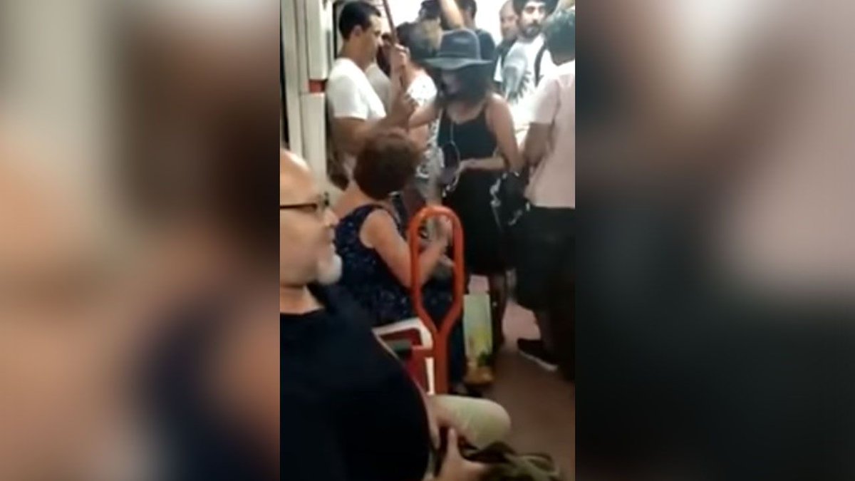 Causa polémica video racista mujeres latinas metro Madrid