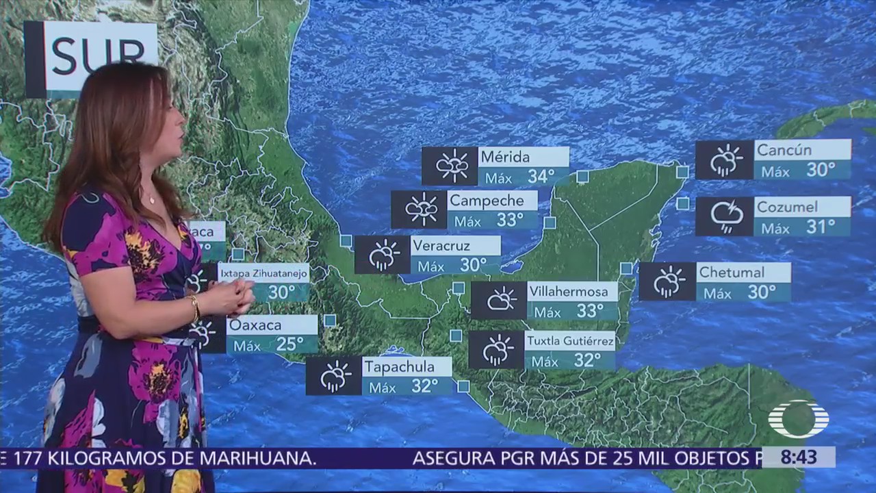 Clima Al Aire: Onda tropical 32 provocará lluvias en la Península de Yucatán