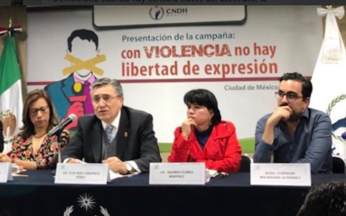 Violencia contra periodistas: CNDH lanza campaña