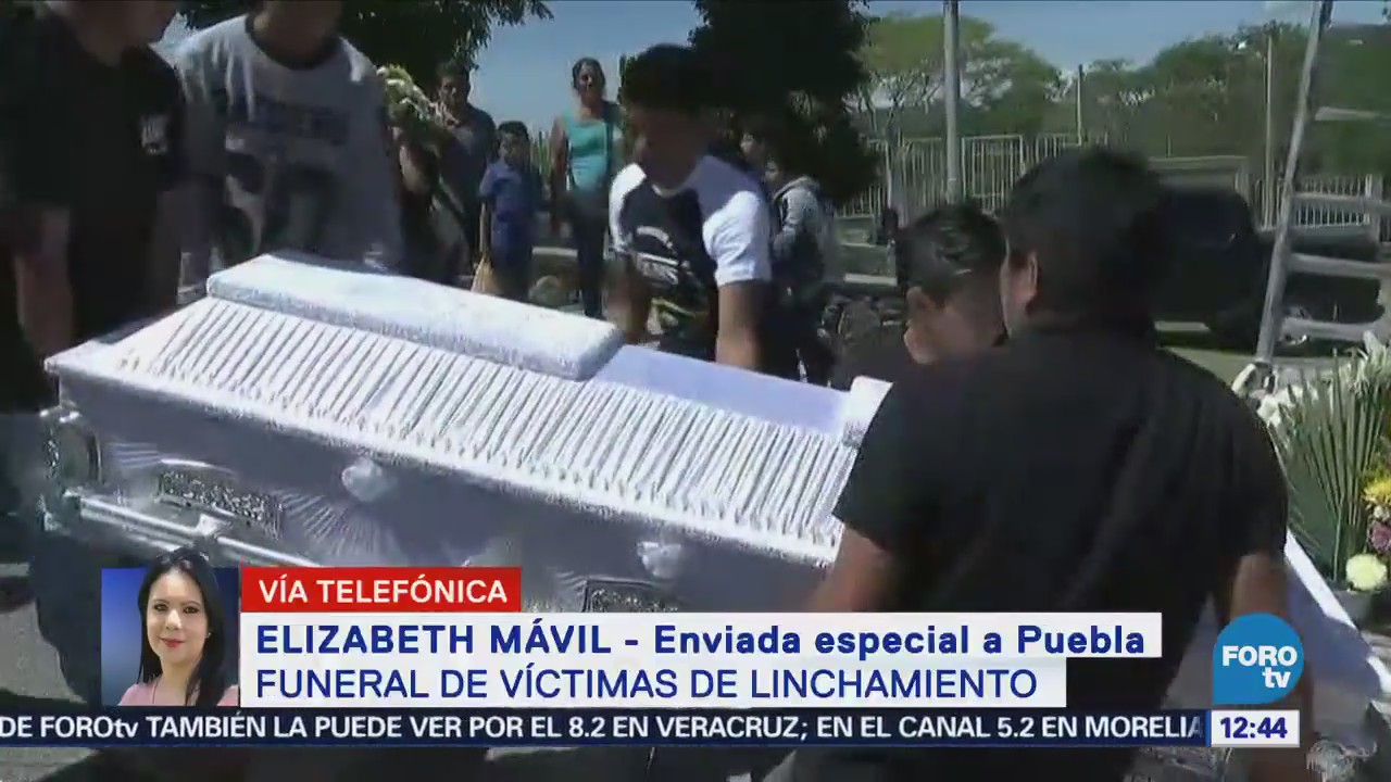 Concluye misa por víctimas de linchamiento en Puebla