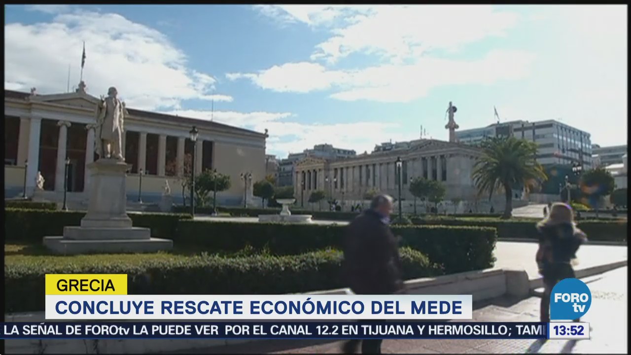 Concluye Rescate Económico Mede Grecia