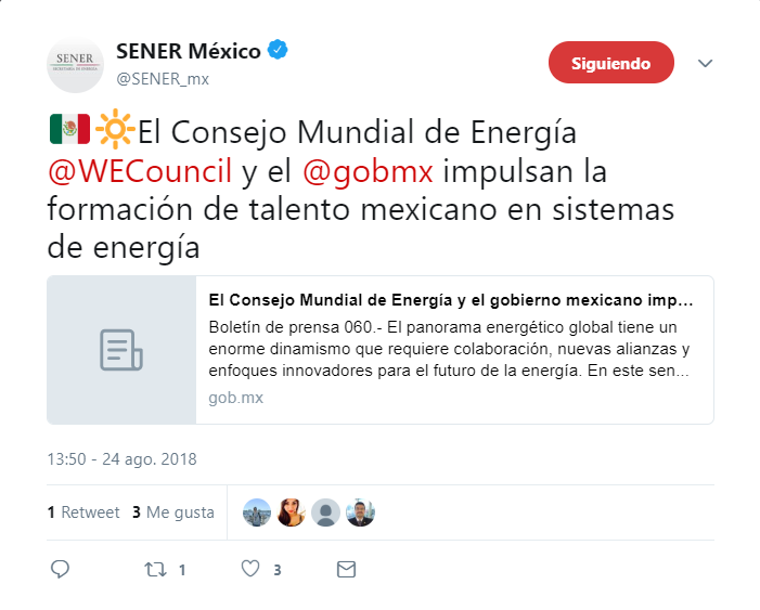 México impulsa formación de talento en sistemas de energía