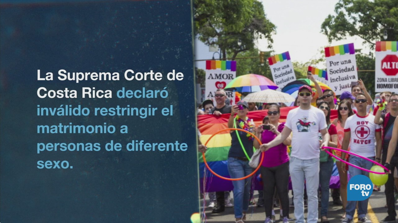 Costa Rica Aprueba Matrimonio Igualitario Homosexual