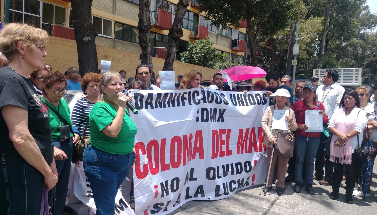 Damnificados de la CDMX denuncian abandono de autoridades