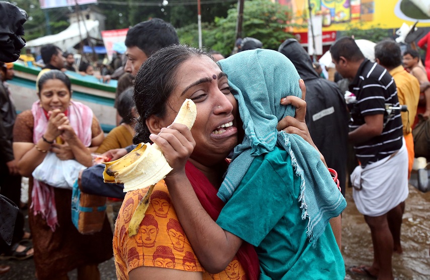 Inundaciones en India dejan 357 muertos y miles de evacuados