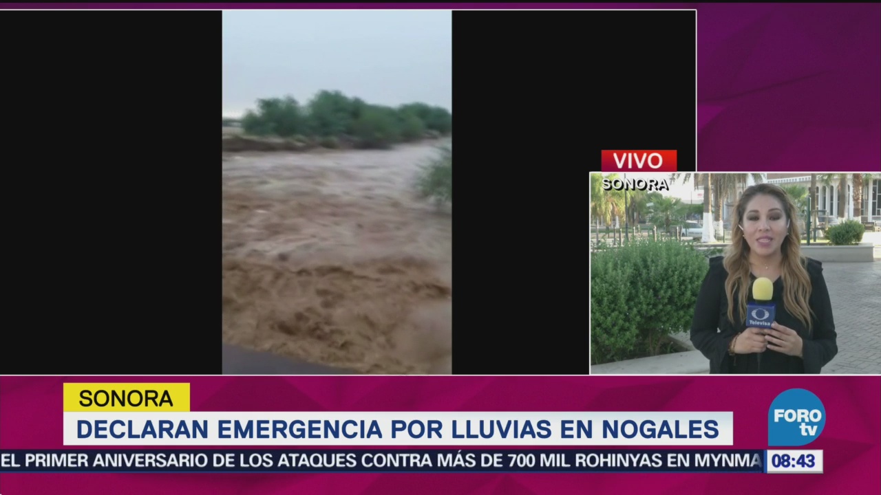 Declaran Emergencia Lluvias Nogales Sonora Corresponsal Erika Palma