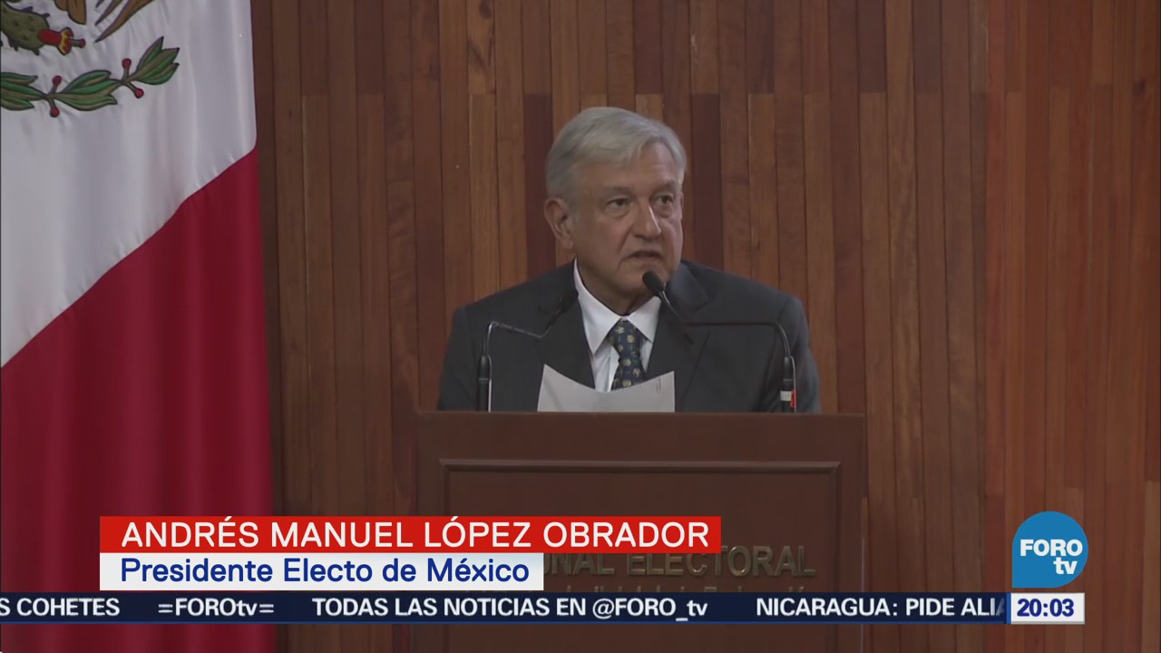 Declaran Formalmente López Obrador Presidente Electo