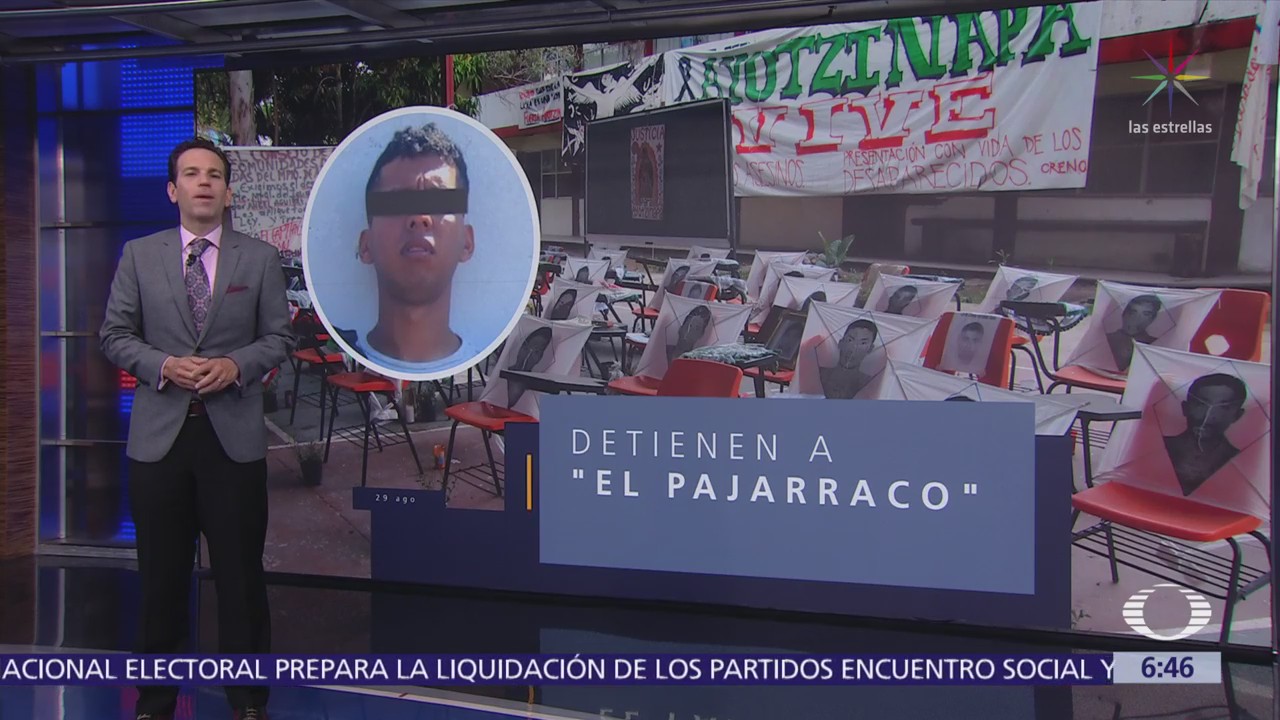 Detienen a 'El Pajarraco', involucrado en desaparición de normalistas de Ayotzinapa