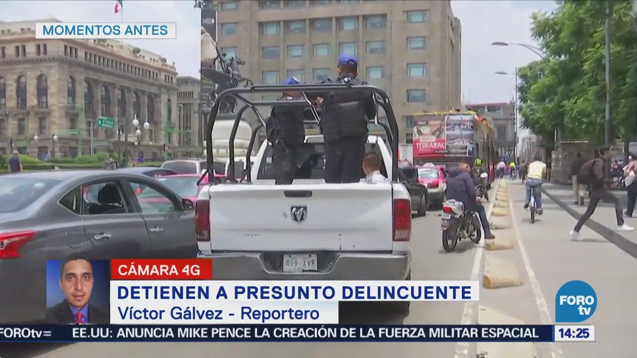 Detienen Presunto Ladrón Tienda Departamental Centro Cdmx
