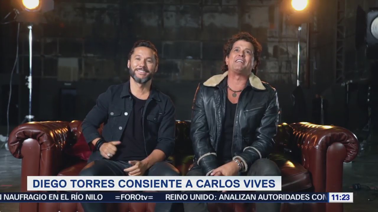 Diego Torres y Carlos Vives logran éxito con canción